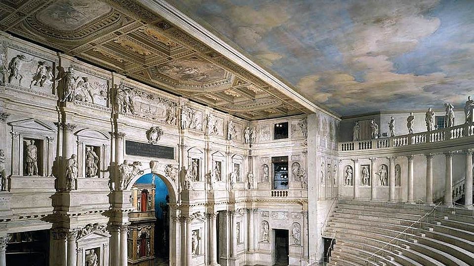 Andrea Palladio, Teatro Olimpico, 1585. Vicenza.